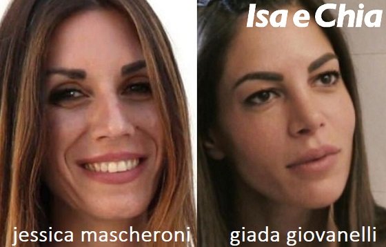 Somiglianza tra Jessica Mascheroni e Giada Giovanelli