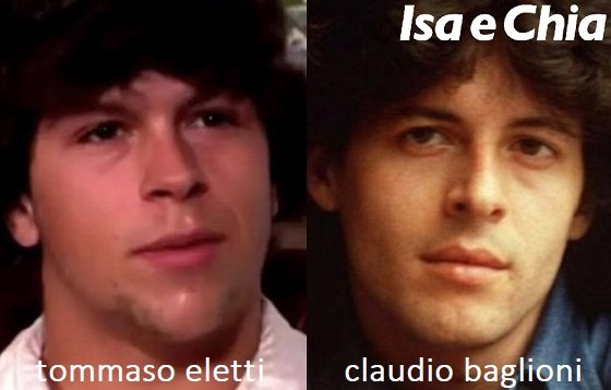 Somiglianza tra Tommaso Eletti e Claudio Baglioni