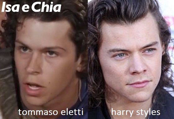 Somiglianza tra Tommaso Eletti e Harry Styles