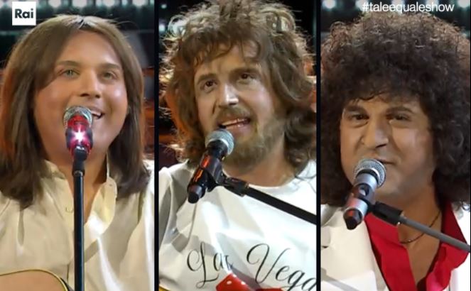 Tale e Quale Show 11, quinta puntata: trionfano i Gemelli di Guidonia nei panni dei New Trolls. Ecco come si sono posizionati Pierpaolo Pretelli e Stefania Orlando preview