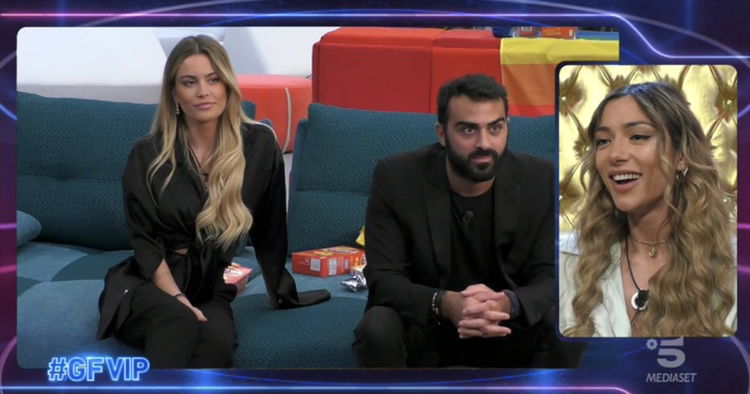 Gf Vip 6, nona puntata: Vera Miales smentisce la gravidanza davanti ad Amedeo Goria, triangolo tra Soleil Sorge, Gianmaria Antinolfi e Sophie Codegoni. I nominati sono… preview