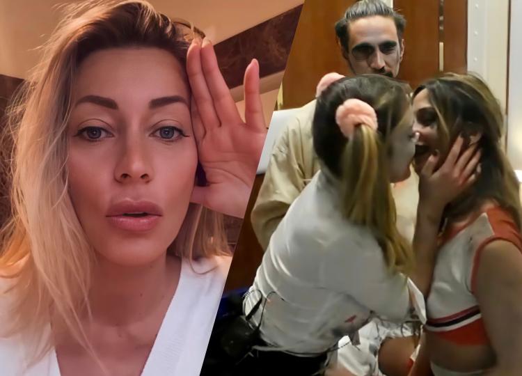 Gf Vip 6, Karina Cascella dura dopo i baci tra Alex Belli, Soleil Sorge e Sophie Codegoni: “Spazzatura!” preview