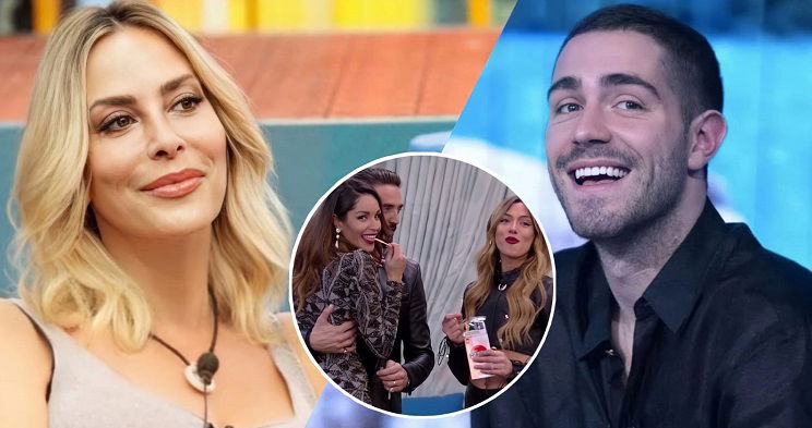 Gf Vip 6, Stefania Orlando e Tommaso Zorzi commentano sarcastici il triangolo tra Soleil Sorge, Alex Belli e Delia Duran preview