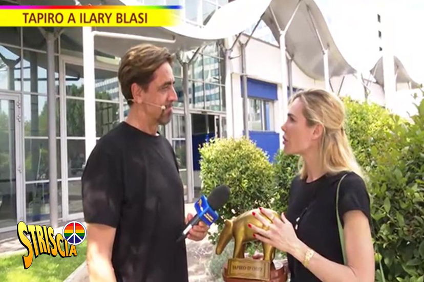Ilary Blasi riceve il Tapiro d’oro e torna sulla presunta crisi con Francesco Totti preview