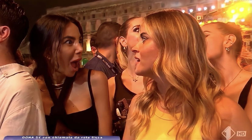 Valentina Ferragni e Chiara Biasi svelano cosa si sono dette durante il concerto LoveMi per provocare la reazione scioccata diventata virale preview