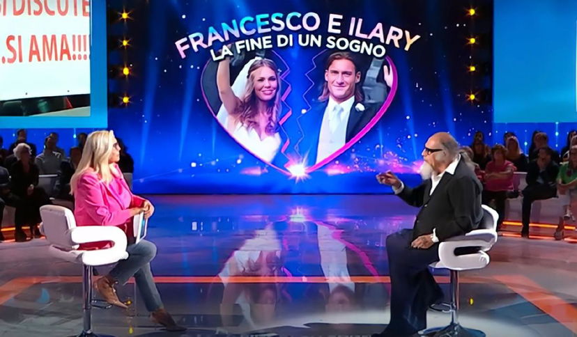 Francesco Totti e Ilary Blasi, D’Agostino choc: “Lui ha gli screenshot dei messaggi er0tici di lei”. L’avvocato della conduttrice smentisce: “Mai esistiti” preview