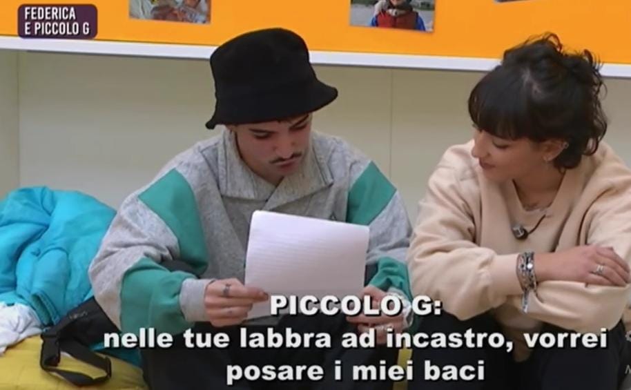 Amici 22, Piccolo G scrive una romantica lettera a Federica Andreani: l’inaspettata reazione di lei article-post