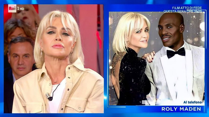 Domenica In, Roly Maden lancia una frecciatina a Paola Barale che replica: “È meglio se stai zitto!” preview