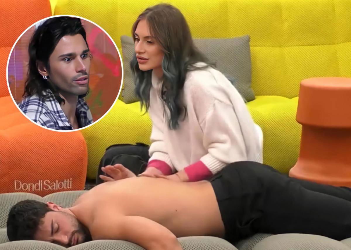 Gf Vip 7, Nikita Pelizon fa un massaggio a Davide Donadei: la reazione di Luca Onestini article-post