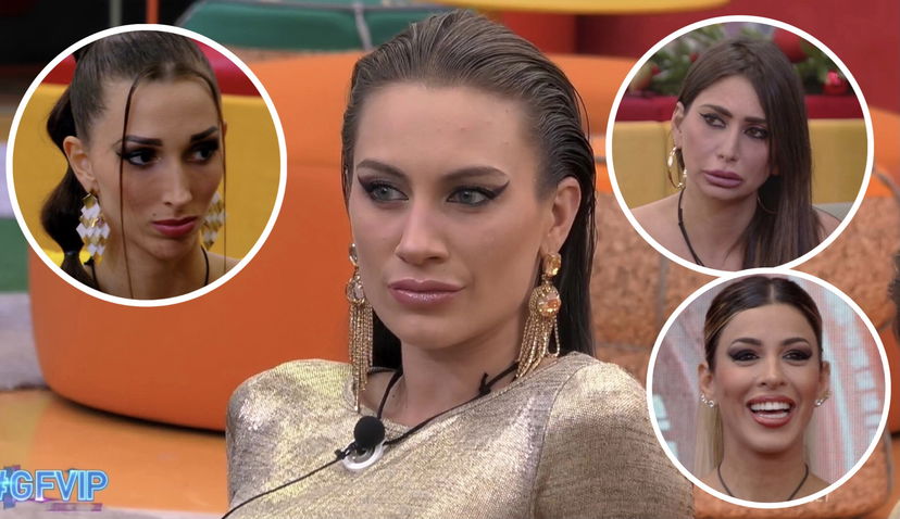 Gf Vip 7, inattesa bordata di Nikita Pelizon a Oriana, Giaele e Sarah: “Non sono amiche, vorrebbero farselo…” preview