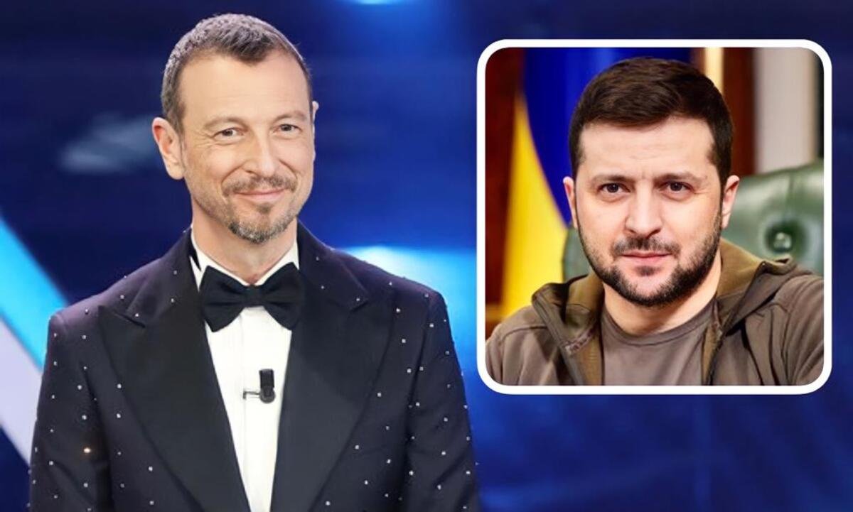 Sanremo 2023, il presidente ucraino Zelensky super ospite nella serata finale del Festival