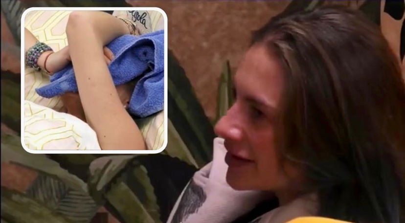 Gf Vip 7, Nikita Pelizon in lacrime per Luca Onestini: “Mi fa male che…” preview