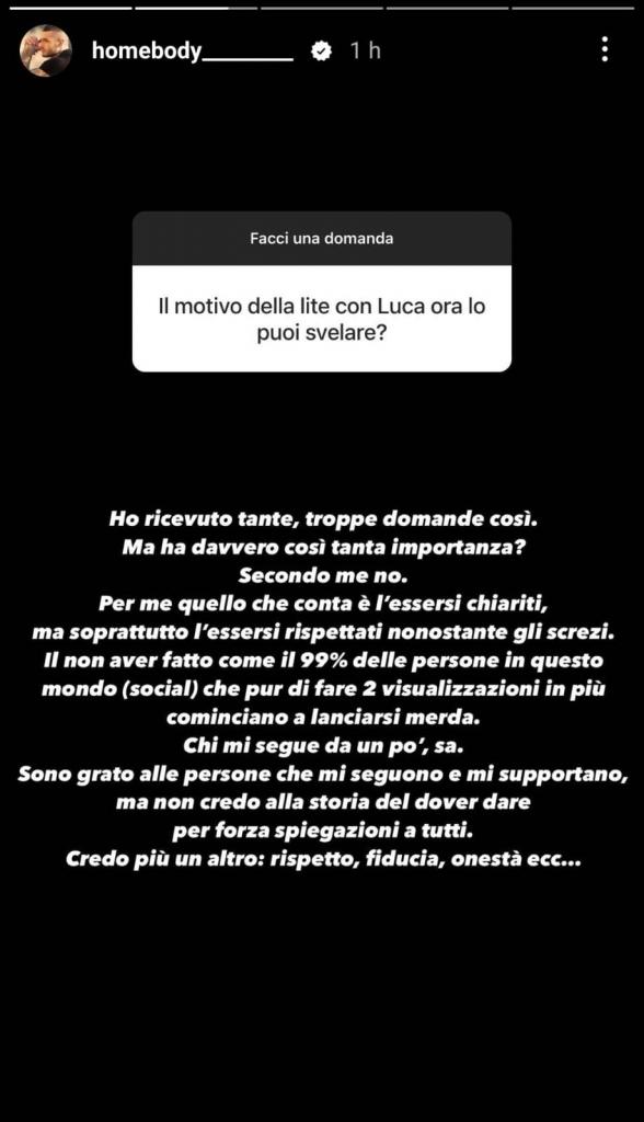 Uomini E Donne Matteo Ranieri Parla Dell Amicizia Ritrovata Con Luca