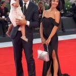 Venezia 80 - Fabio Fulco con moglie e figlia
