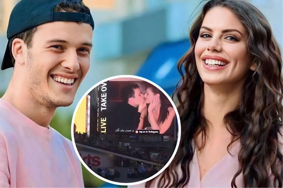 Gf Vip 7, i fan Donnalisi fanno proiettare le immagini della ex coppia a Times Square: le reazioni di Antonella Fiordelisi e Edoardo Donnamaria