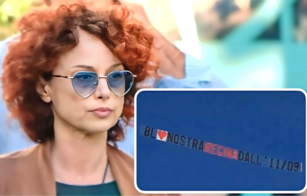 Grande Fratello, Beatrice Luzzi riceve un aereo che ricorda il suo ingresso l’11 settembre: la reazione spacca il web article-post