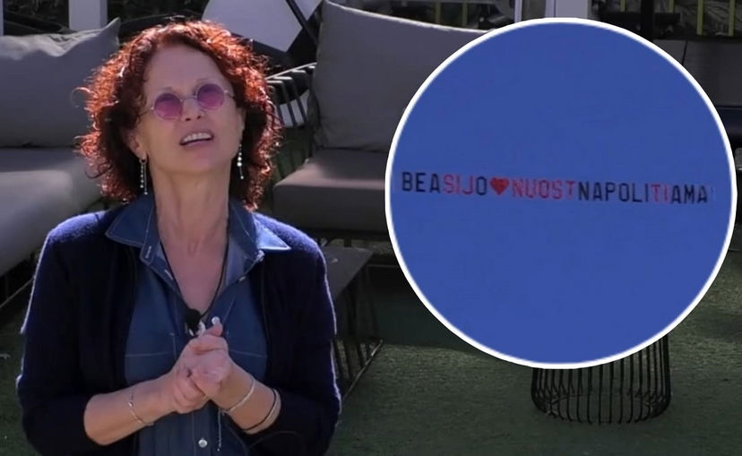 Grande Fratello, “Napoli ti ama”: la reazione di Beatrice Luzzi all’aereo dei fan preview