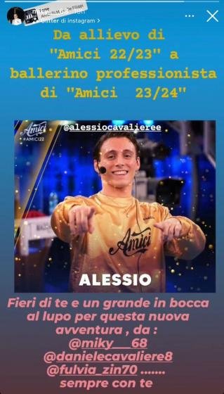 Amici 23 - Alessio Cavaliere