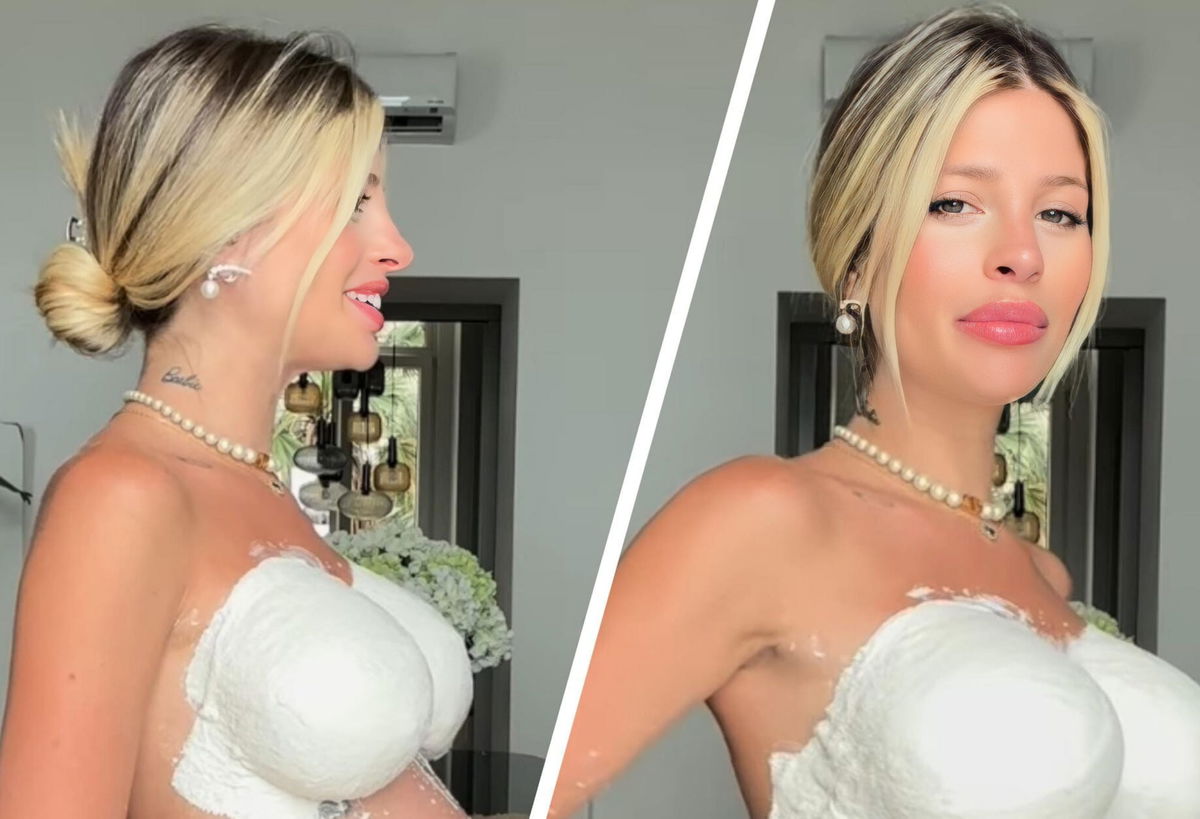 Chiara Nasti fa il calco del pancione prima della nascita di Dea e replica alle critiche: “Se la trovate una cosa inutile…” article-post