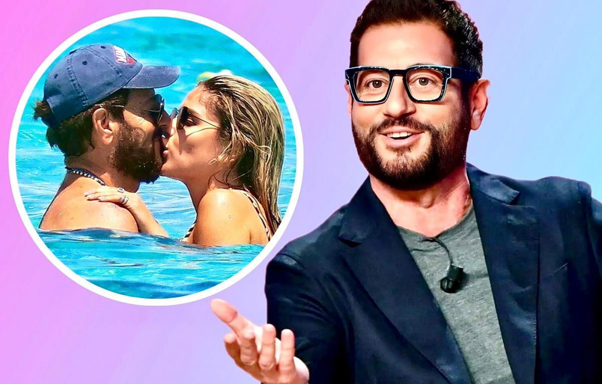 Enrico Papi paparazzato mentre bacia Claudia Motta: le foto article-post