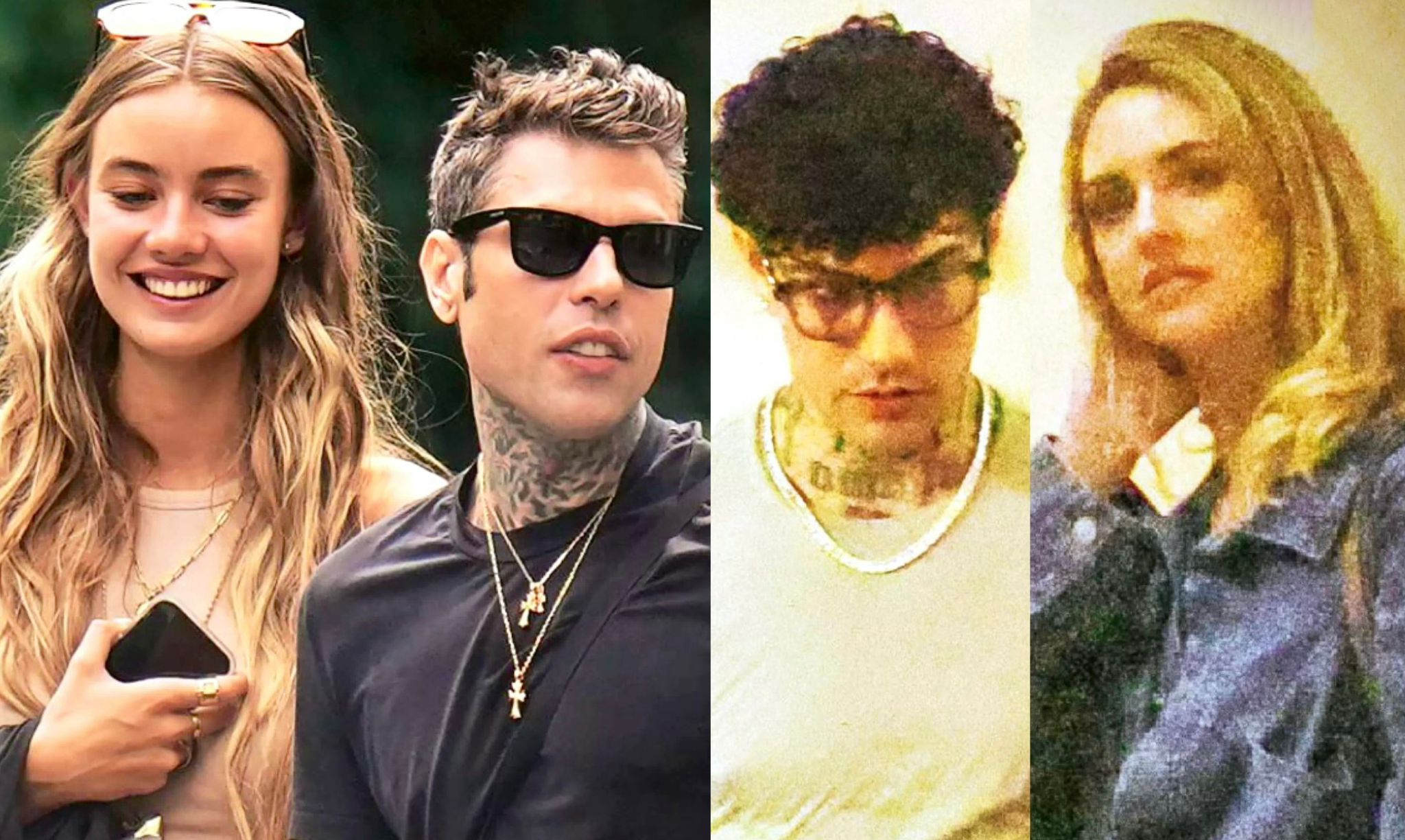 Fedez e Chiara Ferragni, il settimanale Chi paparazza lui con Garance Authiè e lei in compagnia di Tony Effe (Foto)