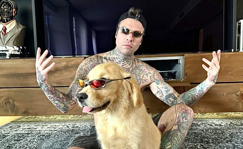 Fedez pubblica le prime immagini col suo nuovo cucciolo (identico a Paloma): le foto preview