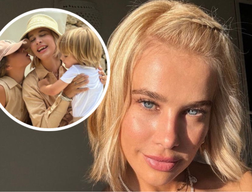 Clizia Incorvaia spiega per quale motivo non mostra sui social sua figlia Nina e mostra invece il piccolo Gabriele preview