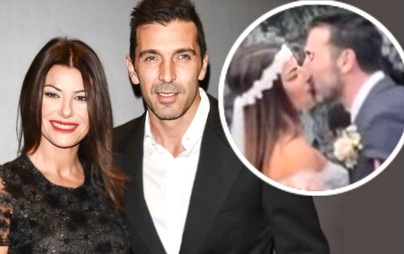 Gigi Buffon e Ilaria D’Amico sposi: i look e chi era la famosissima testimone della sposa