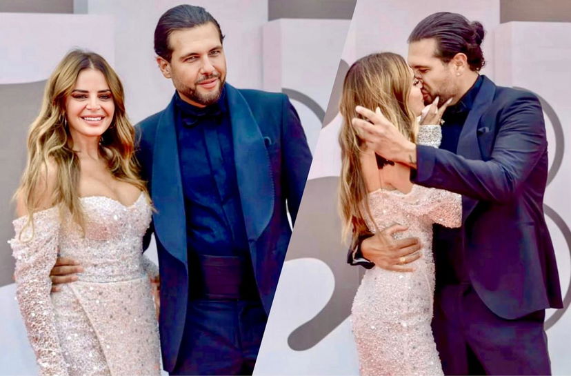 Roberta Di Padua e Alessandro Vicinanza sul red carpet di Venezia 81: l’ironica reazione del web preview