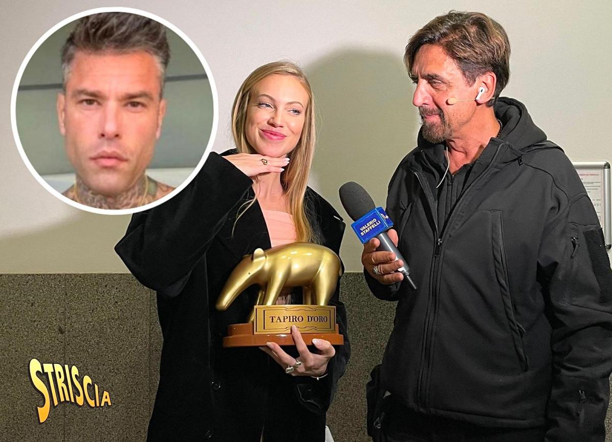 Taylor Mega riceve il Tapiro d’Oro e conferma di aver avuto una storia con Fedez