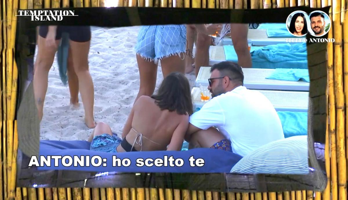 Temptation Island 12, terza puntata: Antonio, Alfred e Mirco molto vicini alle tentatrici, Valerio chiede il falò a Diandra