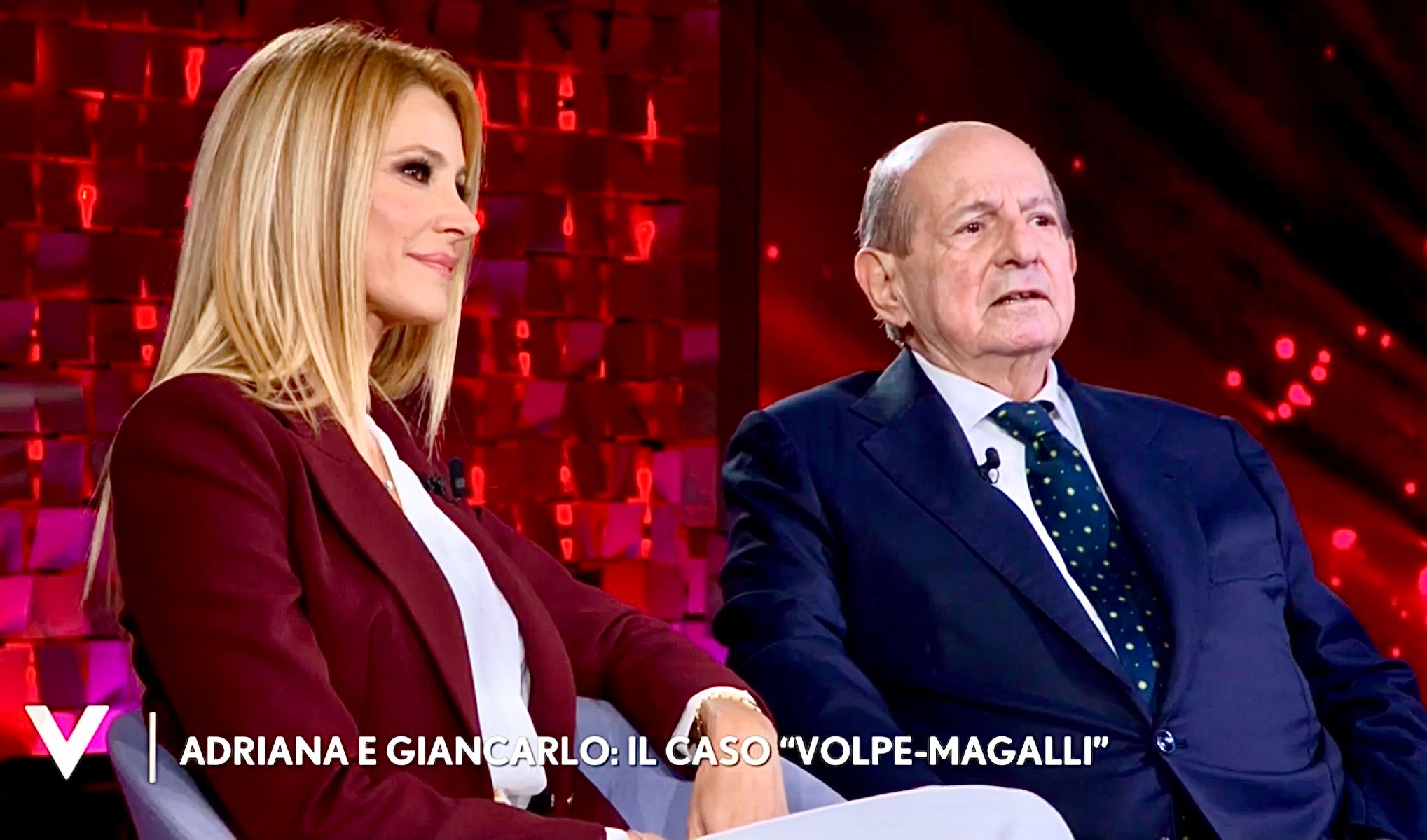 Adriana Volpe, a Verissimo il primo incontro con Magalli dopo il tribunale. Toffanin: “Giancarlo, fai più danni che altro!”