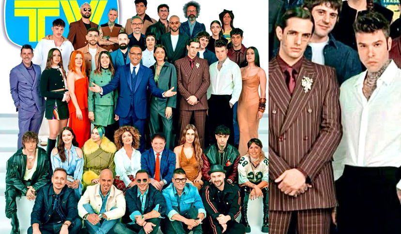 Sanremo 2025, Fedez e Achille Lauro vicini sulla copertina di Tv Sorrisi e Canzoni: il (vero) motivo preview