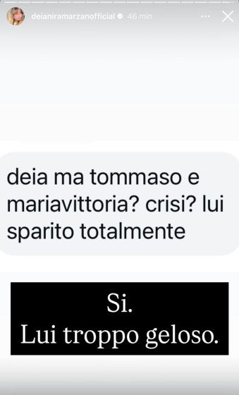 Grande Fratello, MariaVittoria e Tommaso in crisi? La loro reazione 2