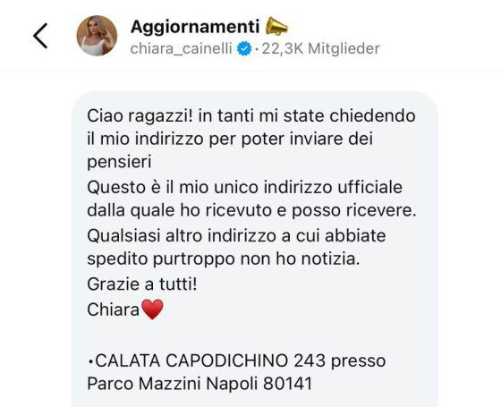 Instagram - Chiara