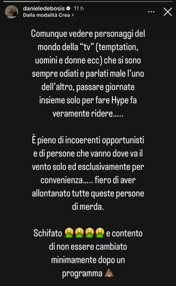 De Bosis - Instagram 