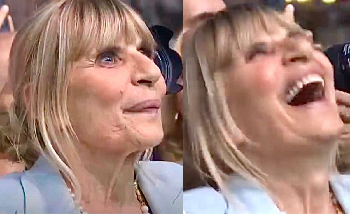 Gemma Galgani inquadrata mentre si scatena durante Torino is fantastic: l’ironica reazione del web article-post
