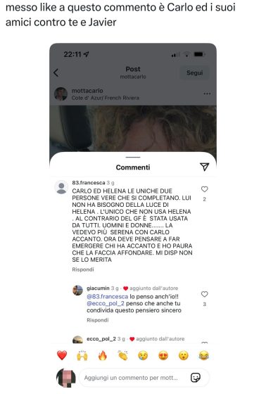 Like commenti - Carlo Motta