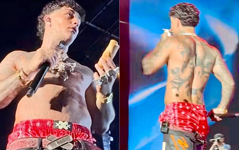 Tony Effe rimane in mutande, l’imprevisto durante il concerto al Circo Massimo (Video) preview