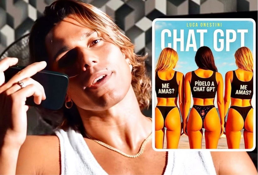 Luca Onestini dopo la brusca rottura con Aleska Genesis lancia il singolo ‘Chat Gpt’: l’anteprima (super trash) preview