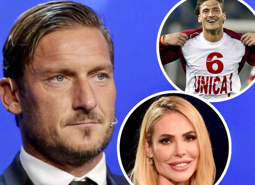 Francesco Totti rinnega un famoso gesto fatto in passato per Ilary Blasi e fa infuriare il web preview