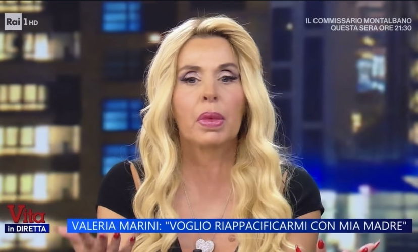 Valeria Marini in lacrime a La vita in diretta: “Voglio fare pace con mia mamma, l’isolamento è troppo” preview