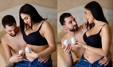 Gabriela Chieffo e Giuseppe Ferrara svelano se mostreranno il loro bebè (e perché non hanno un video di quando hanno scoperto di essere in dolce attesa) preview