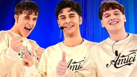 Amici 25, puntata del 15/2/26: Emiliano, Alex e Michele conquistano le prime maglie dorate e accedono al serale preview