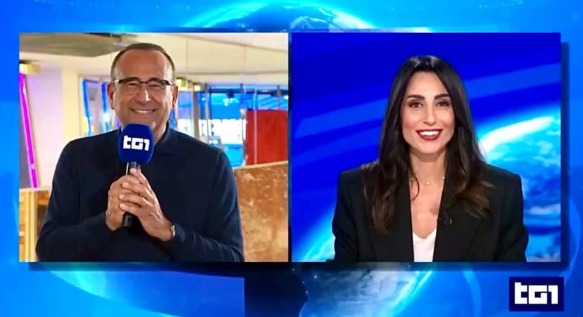 Sanremo 2026, Giorgia Cardinaletti co-conduttrice della serata finale: l’annuncio di Carlo Conti in diretta al Tg1 preview