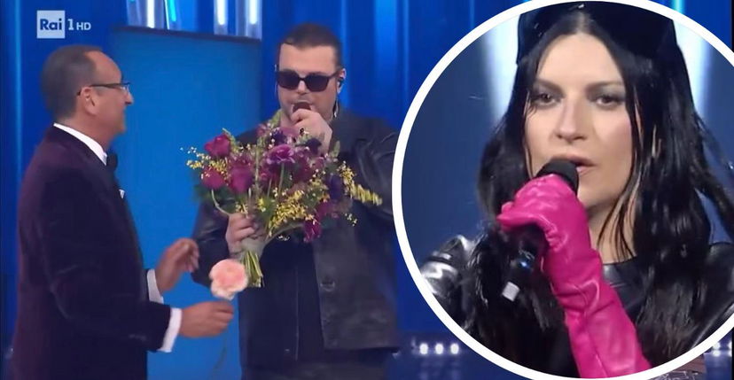 Sanremo 2026, Gianluca Grignani lancia una frecciata a Laura Pausini sul palco dell’Ariston: il video preview