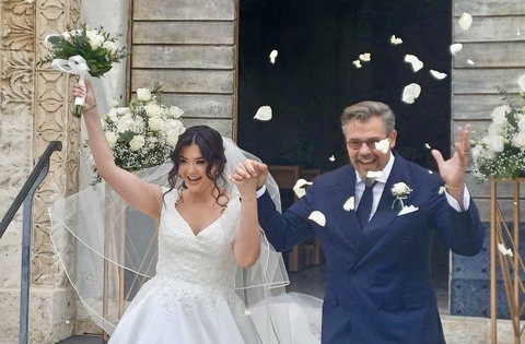 Isola, Andrea Lo Cicero ha sposato la compagna: “Una settimana da marito e moglie!” preview