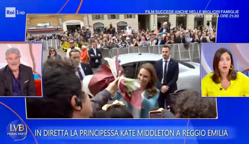 Kate Middleton in Italia e l’inviato de La volta buona diventa virale in Inghilterra: cosa è successo (Video) preview
