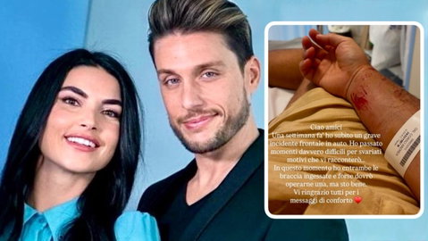 Uomini e Donne, grave incidente frontale per Andrea Dal Corso: due braccia ingessate, Teresa Langella sotto shock, come sta ora l’ex corteggiatore preview
