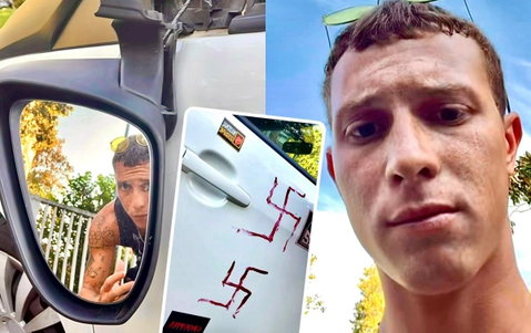 Amici, specchietto rotto e svastiche: vandalizzata l’auto di Wax, la reazione del cantante preview